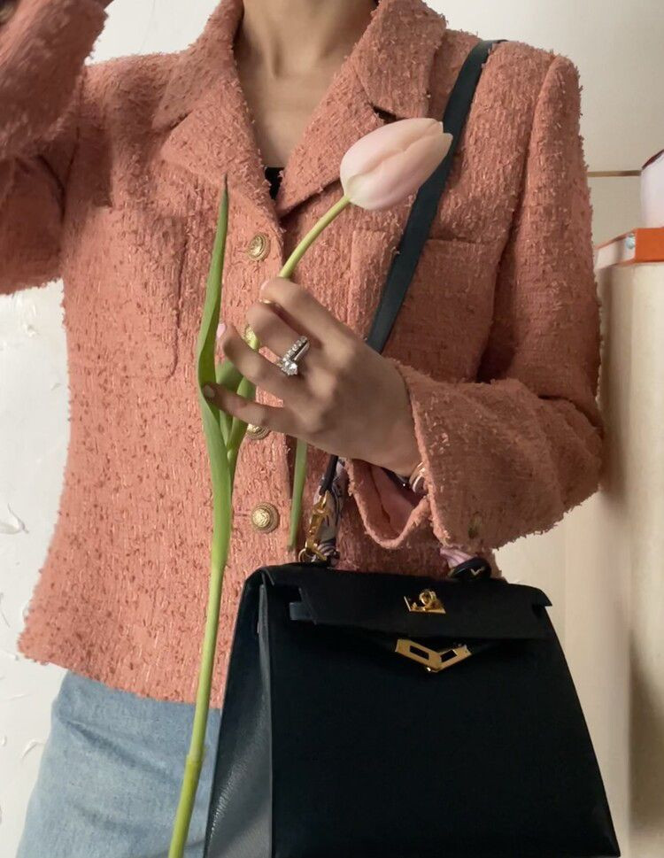 쎄모먼 아멜리아 트위트 자켓 이미지