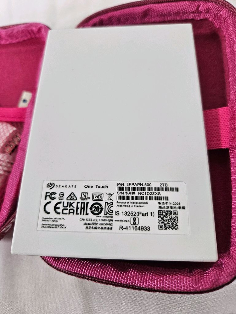 씨게이트 외장하드 One Touch 2TB 이미지