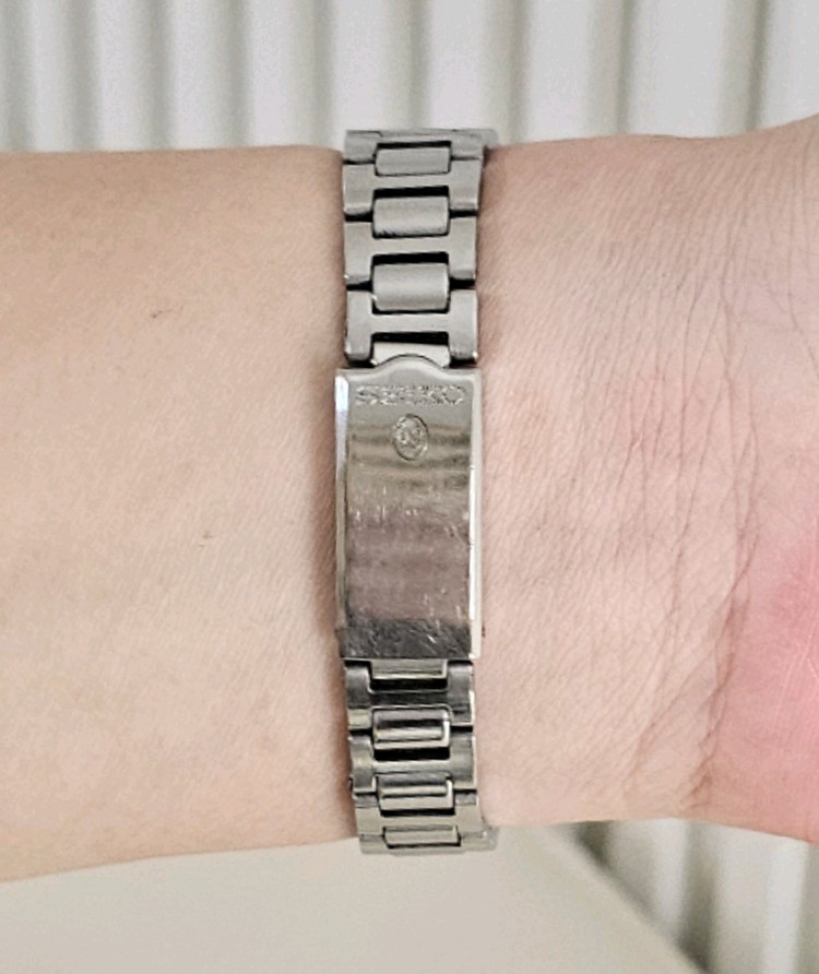 세이코 Seiko 여성용 은장 오토매틱 시계 팔찌 여성 여자 이미지