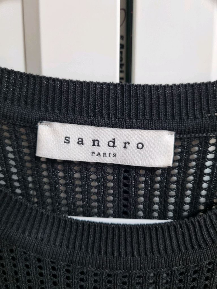 산드로 블랙 미디 원피스 44사이즈 sandro 이미지