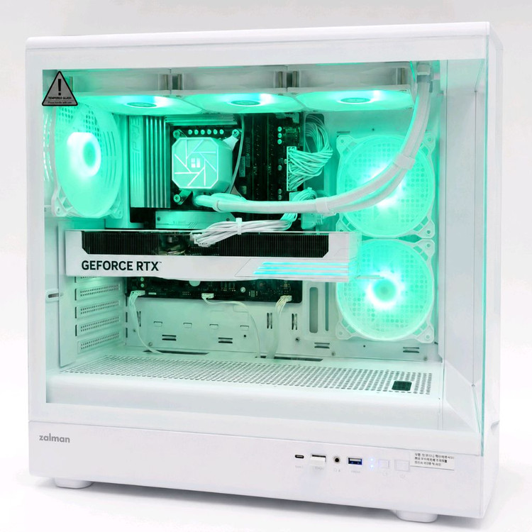 RTX 5070 WHITE 고사양PC / Ultra 7 265K / DDR5 64GB / T500 2TB 이미지