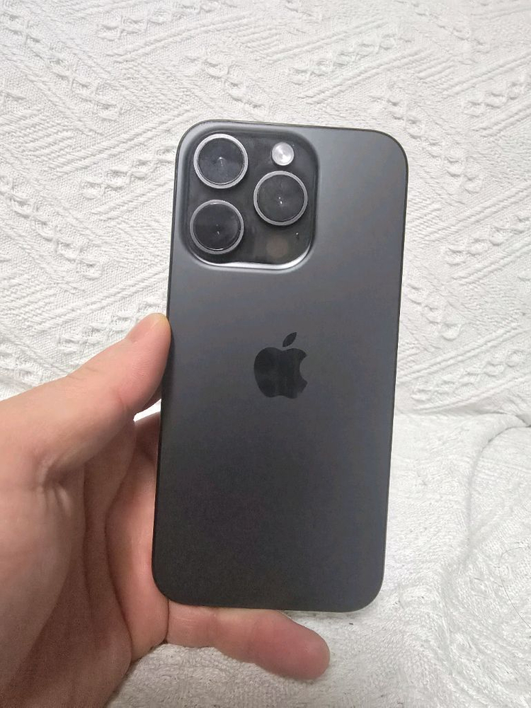 아이폰 15 프로 128GB 블랙 풀박스 이미지