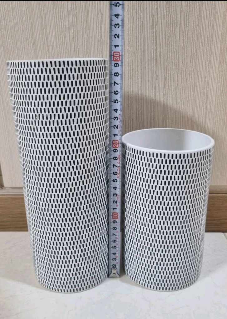 인테리어 도자기 화병 꽃병 세트 이미지