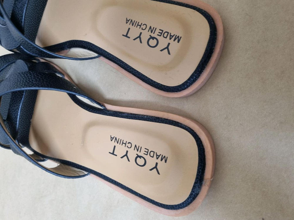 YQYT 여성 샌들 블랙 240~245mm 새제품 이미지