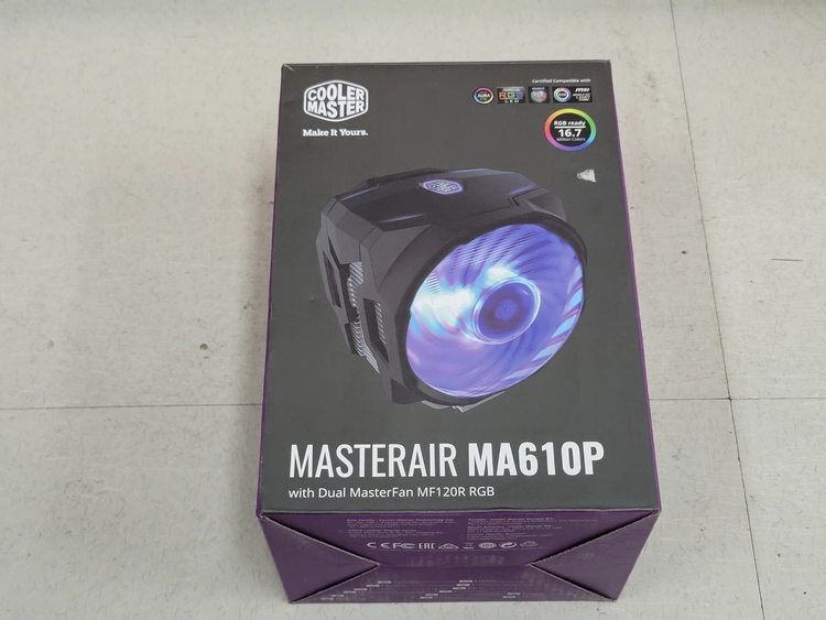 커세어 쿨링팬 A1425L12S 쿨러스마터 MasterAir MA610P ARGB CPU 쿨러 커세어 마우스패드 이미지