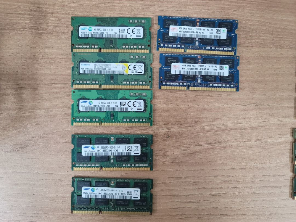 삼성 하이닉스 DDR4 DDR3 DDR2 8G 4G 2G 일반용 노트북용 서버용 메모리 이미지