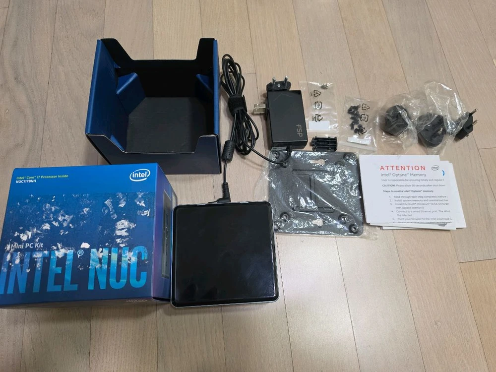 NUC7i7BNH (미니PC 베어본) 16g메모리, ssd 256 + ssd 120 이미지