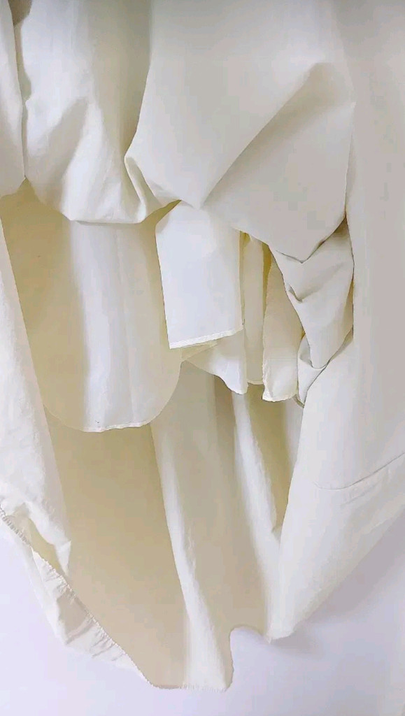 아이보리 뷔스티에 롱원피스 나일론 폴리 끈 나시 민소매 에이블리 지그재그 이미지