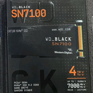 WD_BLACK SN7100 NVMe SSD 4TB 이미지