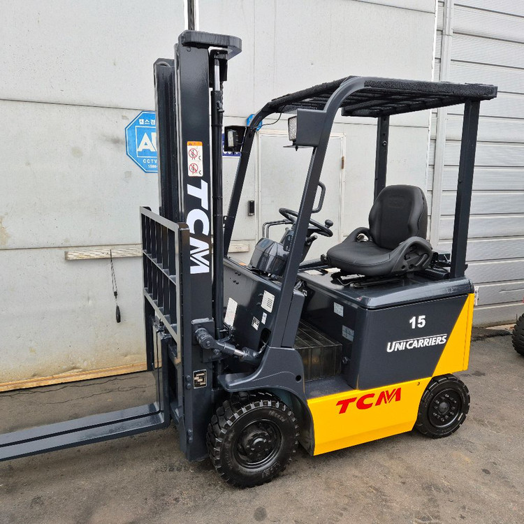 티씨엠 전동지게차 1.5톤 2단3500MM 싸이드쉬프트 장착 이미지