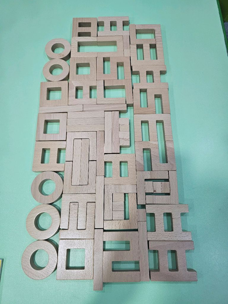 브레인숲 원목 한글 블럭 이미지