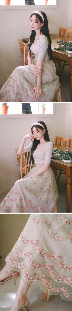 밀크코코아 제작 스커트 새상품(하자있음) 이미지
