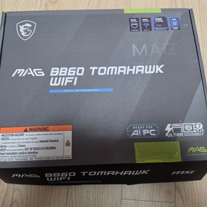 Intel Core Ultra 7 265K+ MSI MAG B860 TOMAHAWK wifi 토마호크 이미지