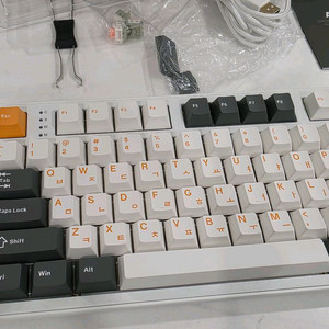 앱코 알루미늄 기계식 키보드 ar87g 민트컨디션 이미지