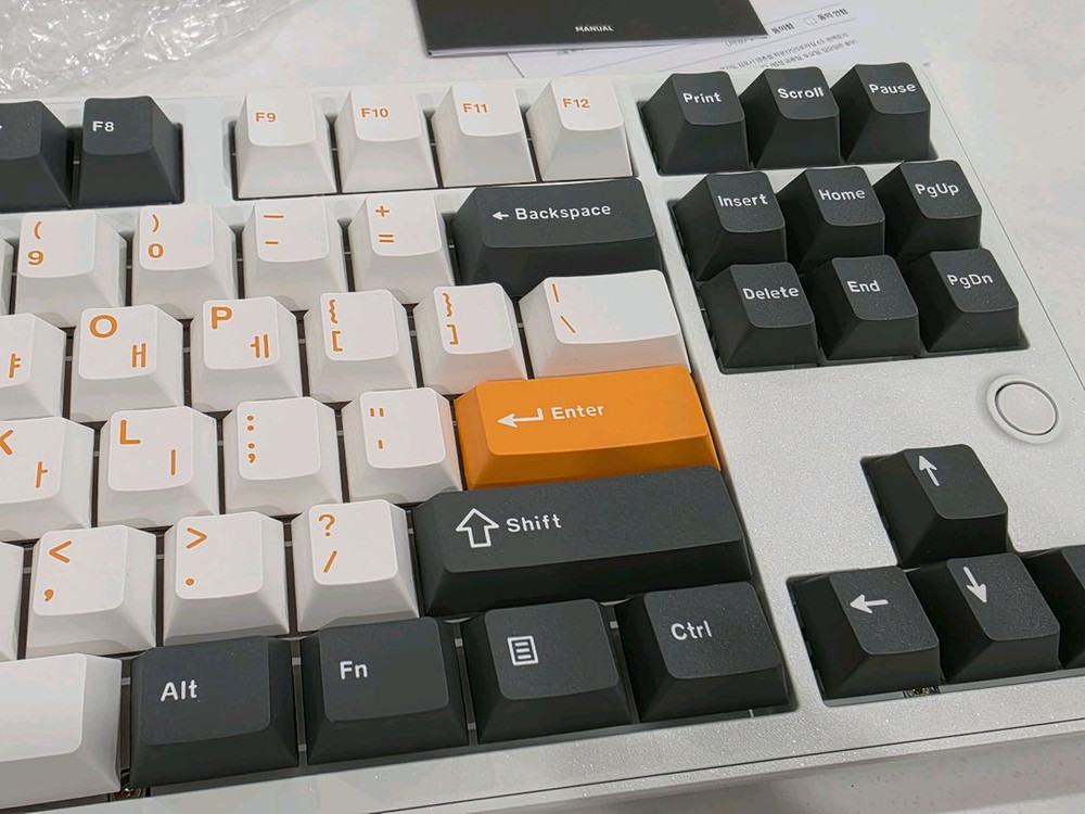 앱코 알루미늄 기계식 키보드 ar87g 민트컨디션 이미지