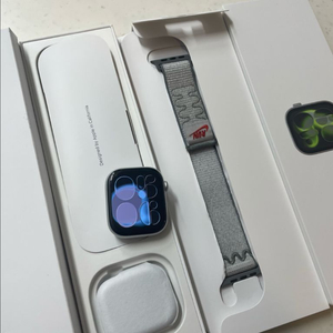 애플워치11 46mm 실버 풀구성 S급 이미지