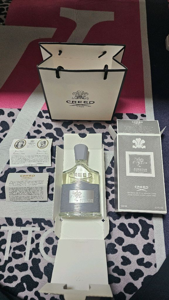 크리드 어벤투스 코롱 남성향수 100ml 쇼핑백 미개봉 새상품 이미지