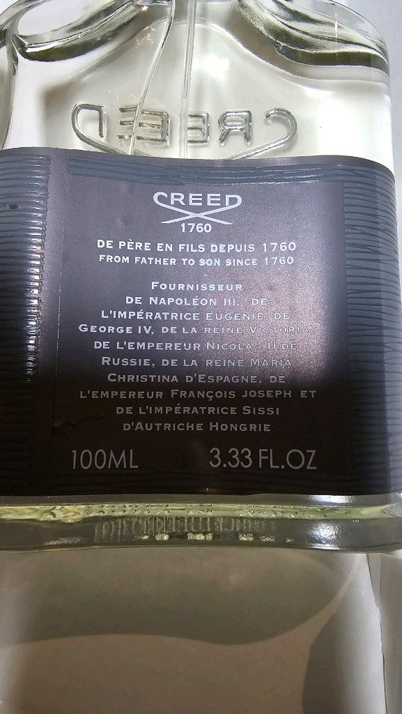 크리드 어벤투스 코롱 남성향수 100ml 쇼핑백 미개봉 새상품 이미지