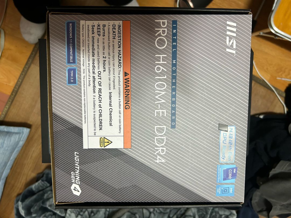 H610M_E ddr4 메인보드,시금치 램,메모리16gb 7만원 이미지
