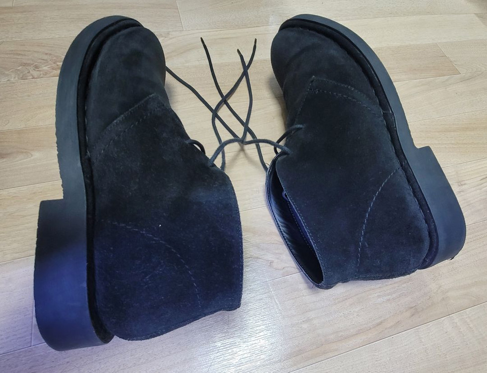 [엘칸토 인텐스] 남성 소가죽 스웨이드 데저트 부츠 2.5cm 이미지