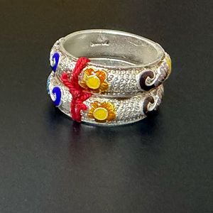 925 silver 칠보 전통반지 11호 이미지