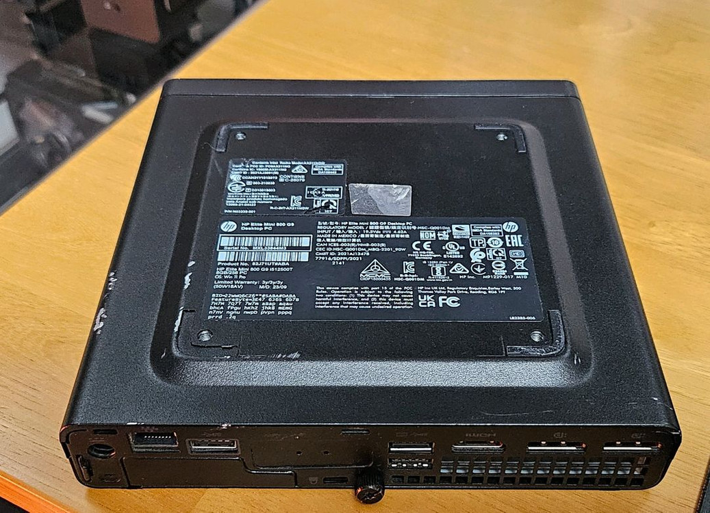 HP Elitemini 800 g9 12500t 16gb 256g 엘리트미니 미니pc 이미지