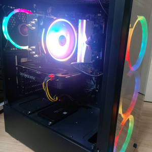 라이젠7 5700X 16GB RTX 4060 500GB 게이밍 PC 본체 이미지