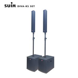 [본사직영,한정수량,폭탄할인]SUIM DIVA-K5 컬럼어레이,이벤트행사 버스킹 강당 교회어레이스피커 이미지