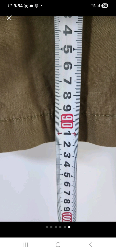 자라 우먼 카키 아우터 자켓 여성 프릴 야상 77까지 가능 이미지