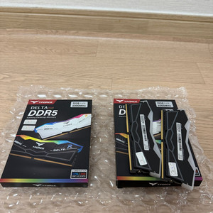 64GB 팀그룹 DDR5-6000 CL38 Delta RGB / 32GB(16Gx2) 미개봉1개, 개봉1개 이미지
