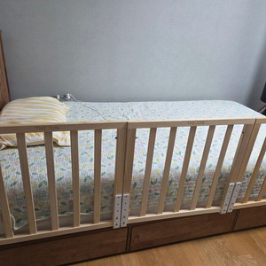 원목 아기침대 가로60높이55 3개일괄 이미지