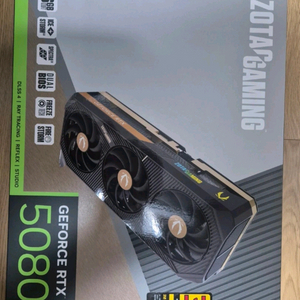 조텍 RTX 5080 SOLID 그래픽카드 이미지