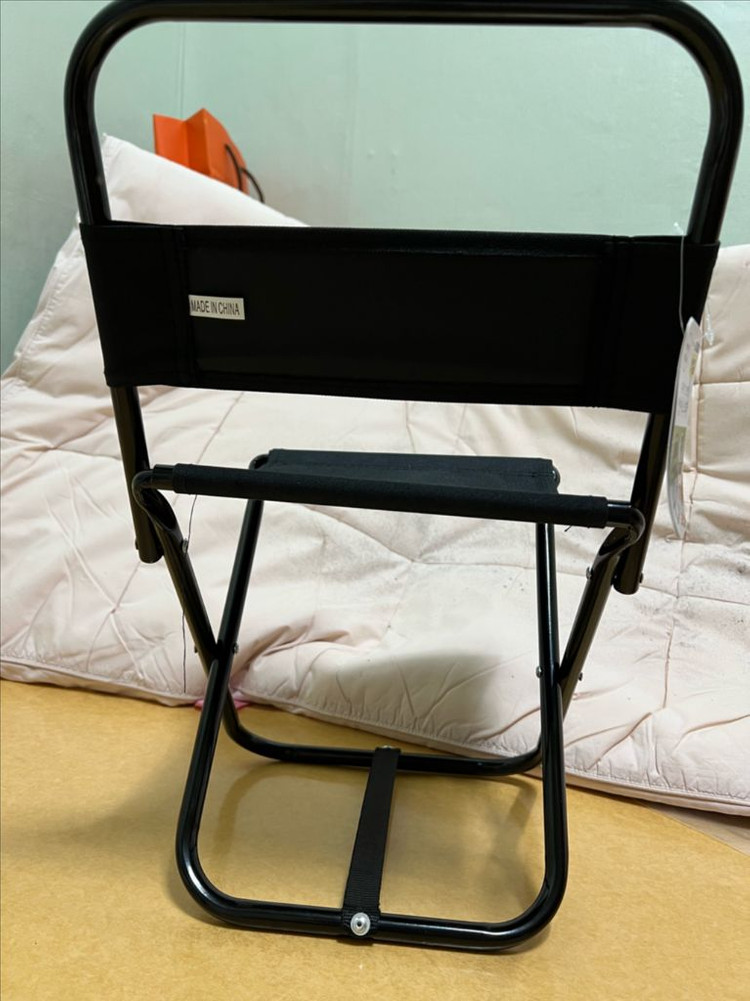 야외용 등받이 접이식 의자(소) 이미지