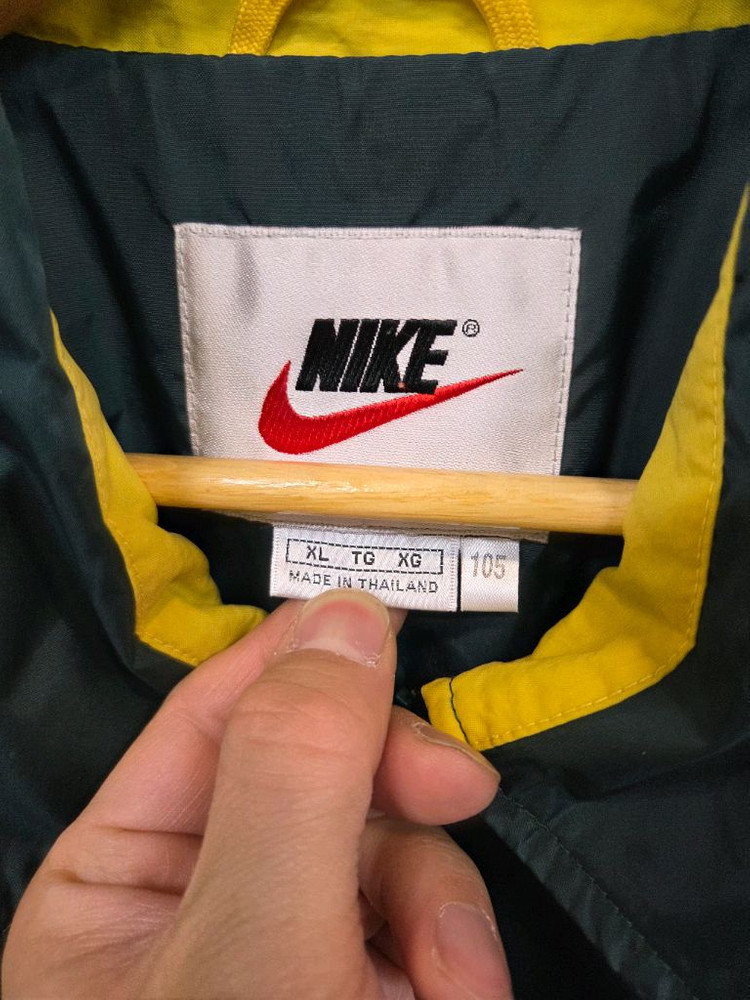 나이키 올드스쿨 빈티지 빅스우시 바람막이 카라 트랙자켓 xl xxl 이미지
