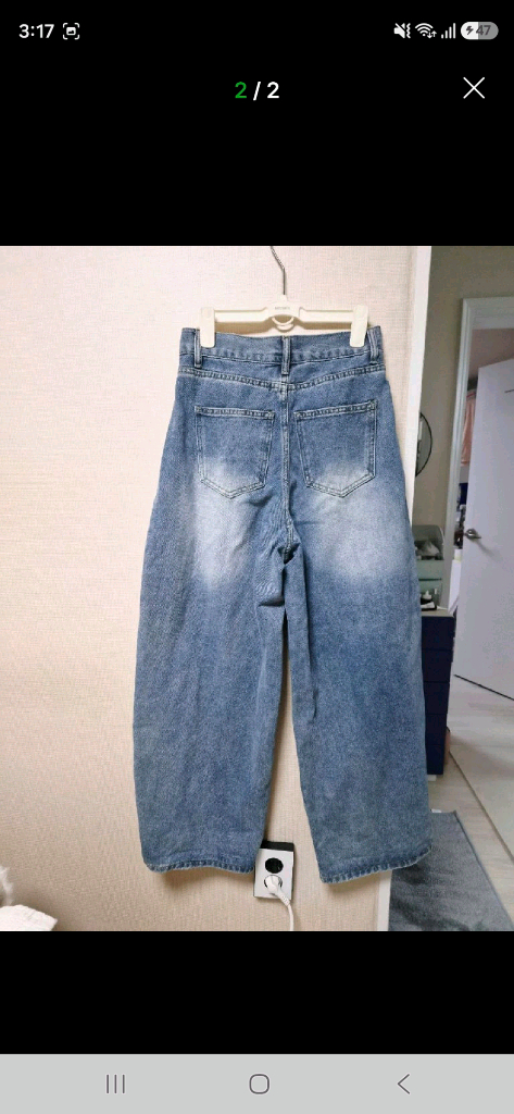 여성용 청바지 새것 이미지