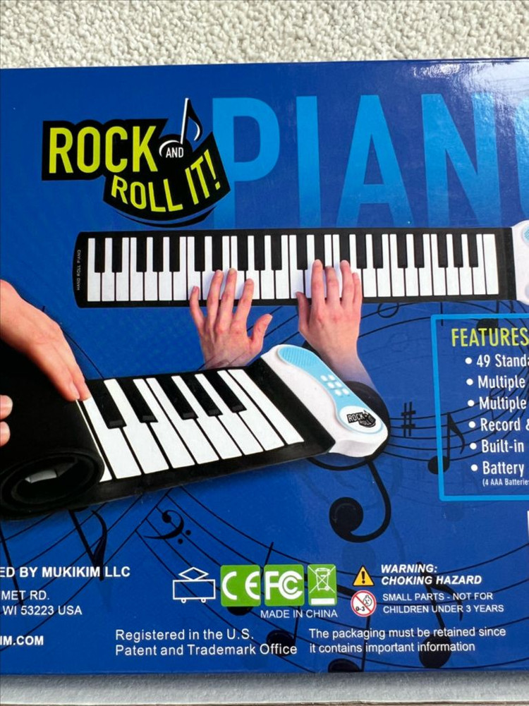 Rock and Roll it flexible roll-up piano 휴대용 피아노 이미지
