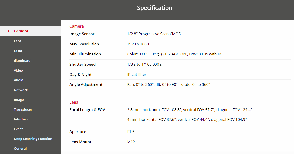 Hikvision 큐브 IP카메라 200만화소 PoE 새상품 이미지