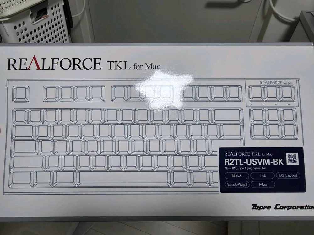 REALFORCE 리얼포스 TKL 맥 R2TL-USVM-BK - 안심되는 중고거래