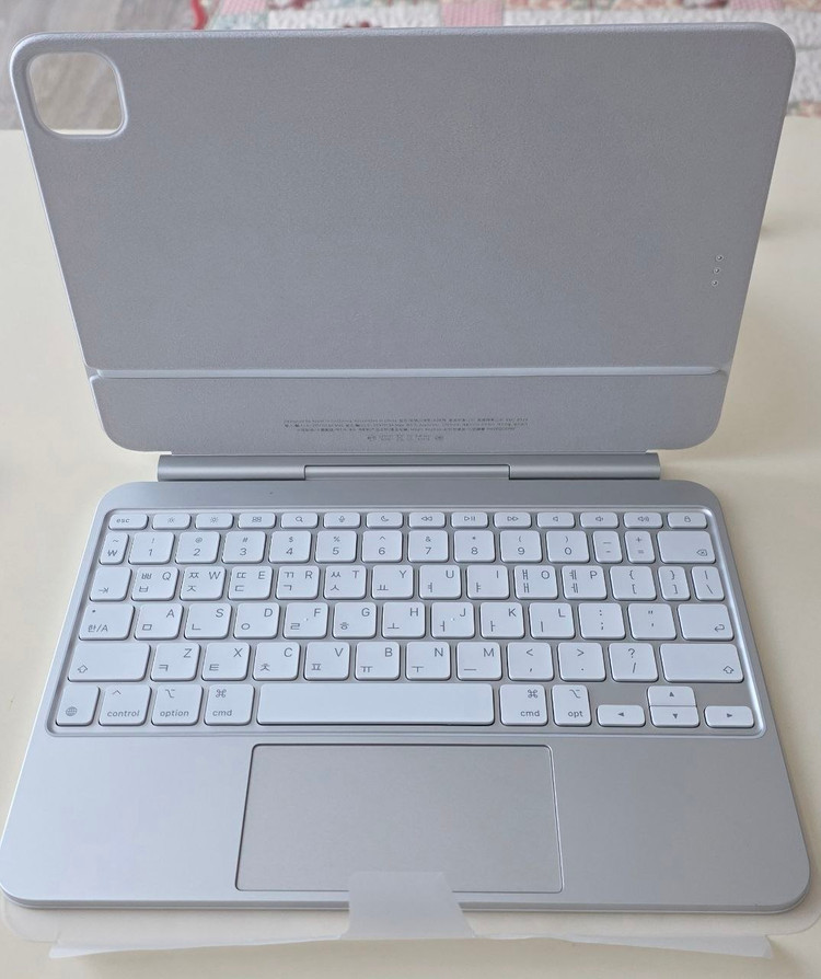 애플 아이패드 프로 11인치 M5 512GB(실버), 펜슬, 키보드->모두 정품,새제품 이미지