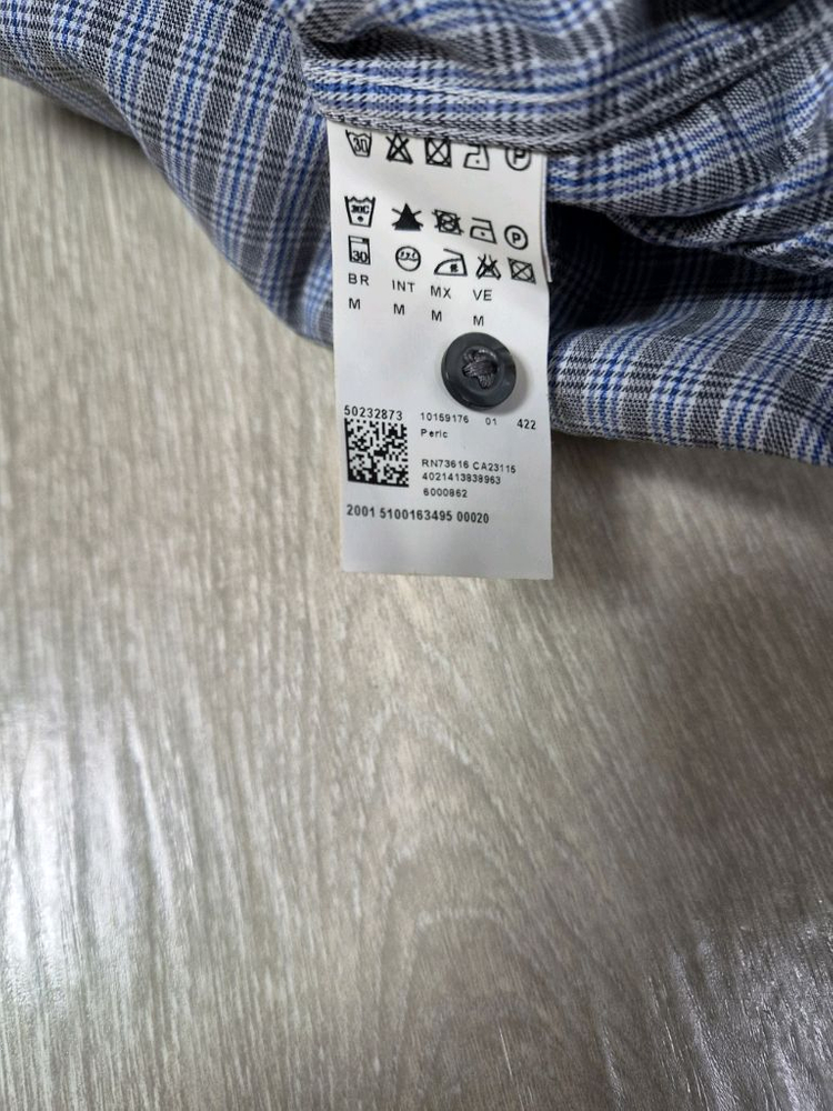 (상태최고)휴고보스 남성남방셔츠(M)국내100 이미지