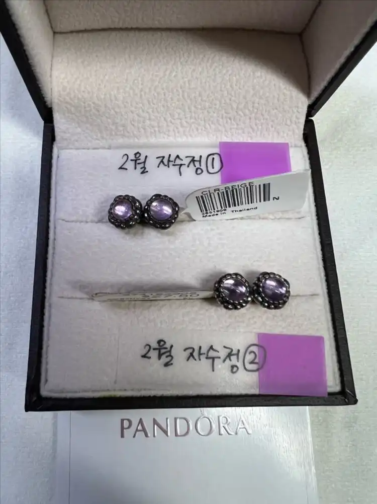 판도라 실버 단종 귀걸이 구탄 2월 2종 개별구매가능 이미지