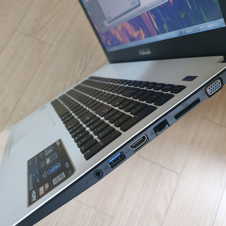 화질좋은 15.6인치 인텔 500GB 하드 오피스 사무 노트북 ASUS PC 이미지