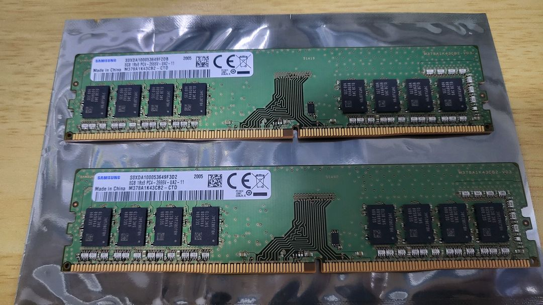 삼성 메모리 램 DDR4 8gb 16gb 이미지