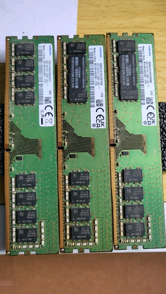 삼성 메모리 램 DDR4 8gb 16gb 이미지