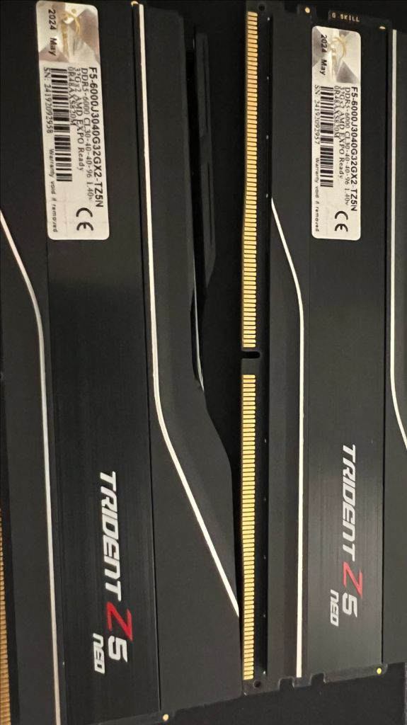 DDR5 6000 메모리 세트 32gb x 2 이미지