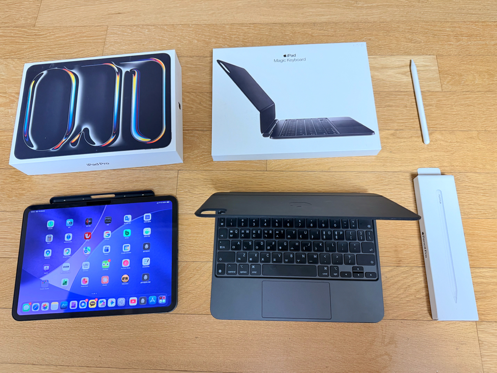 Apple iPad Pro 11인치 M5 256GB(셀룰러) + 매직키보드 + 애플펜슬2 이미지