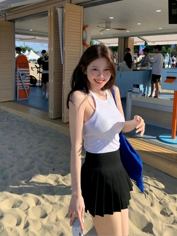 온트 리브 플리츠 스커트 s 이미지