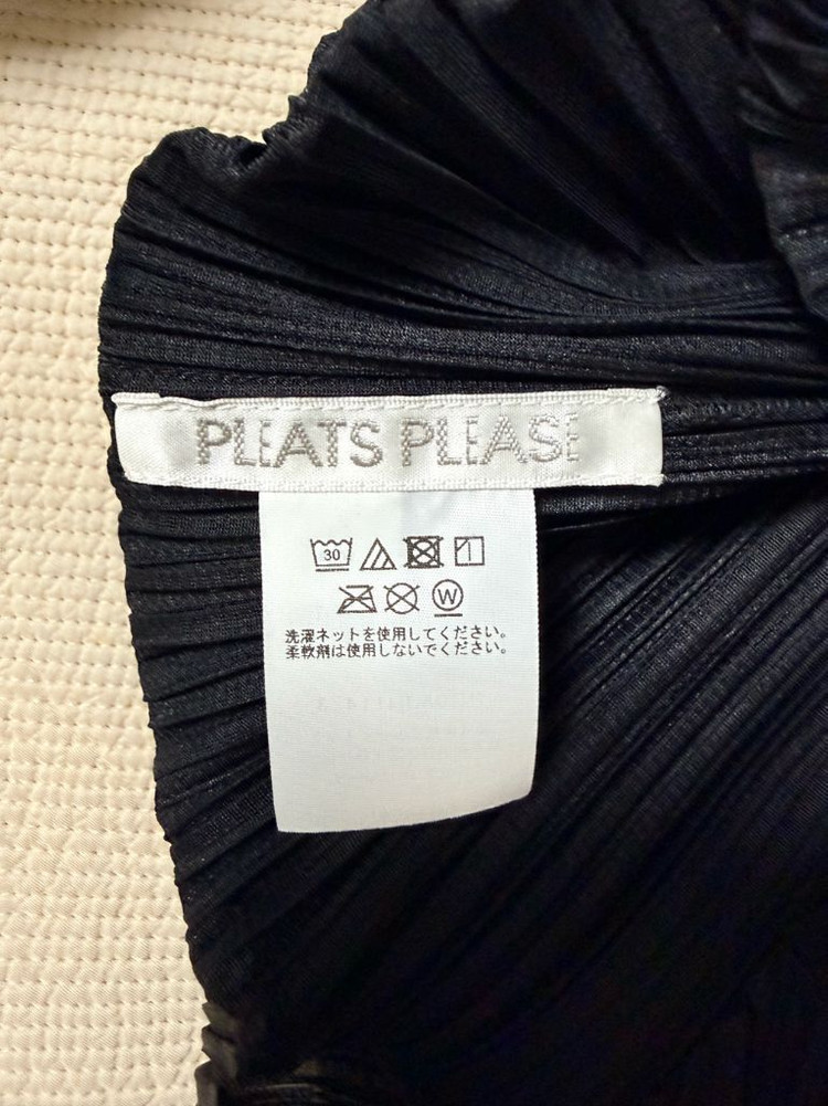 Pleats Please 플리츠 플리즈 베이직 민소매 원피스-블랙 3사이즈 이미지