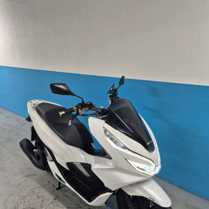 혼다 PCX 125 화이트 스쿠터 19년식 소모품 구동계 내관경정비완 팝니다 이미지