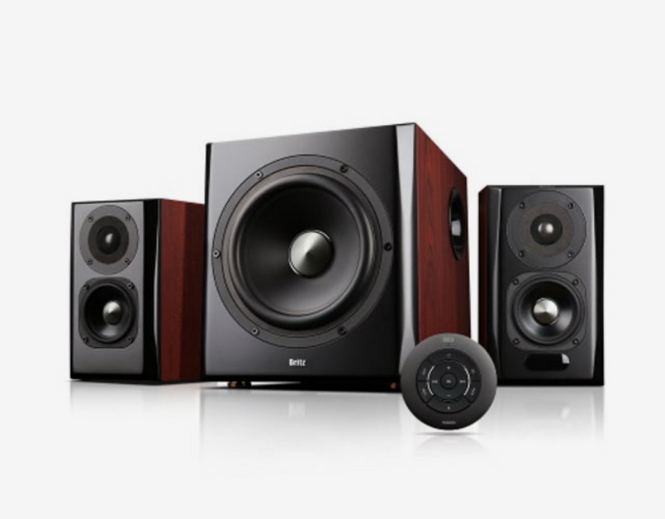 (음질 좋은 스피커) 브리츠 BR-4390BT - 2.1채널 블루투스 스피커 이미지